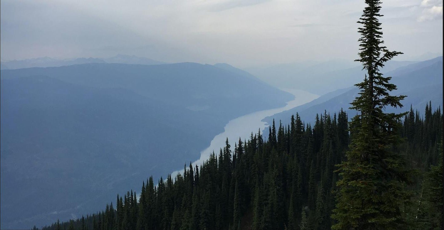 Evening light over the valley