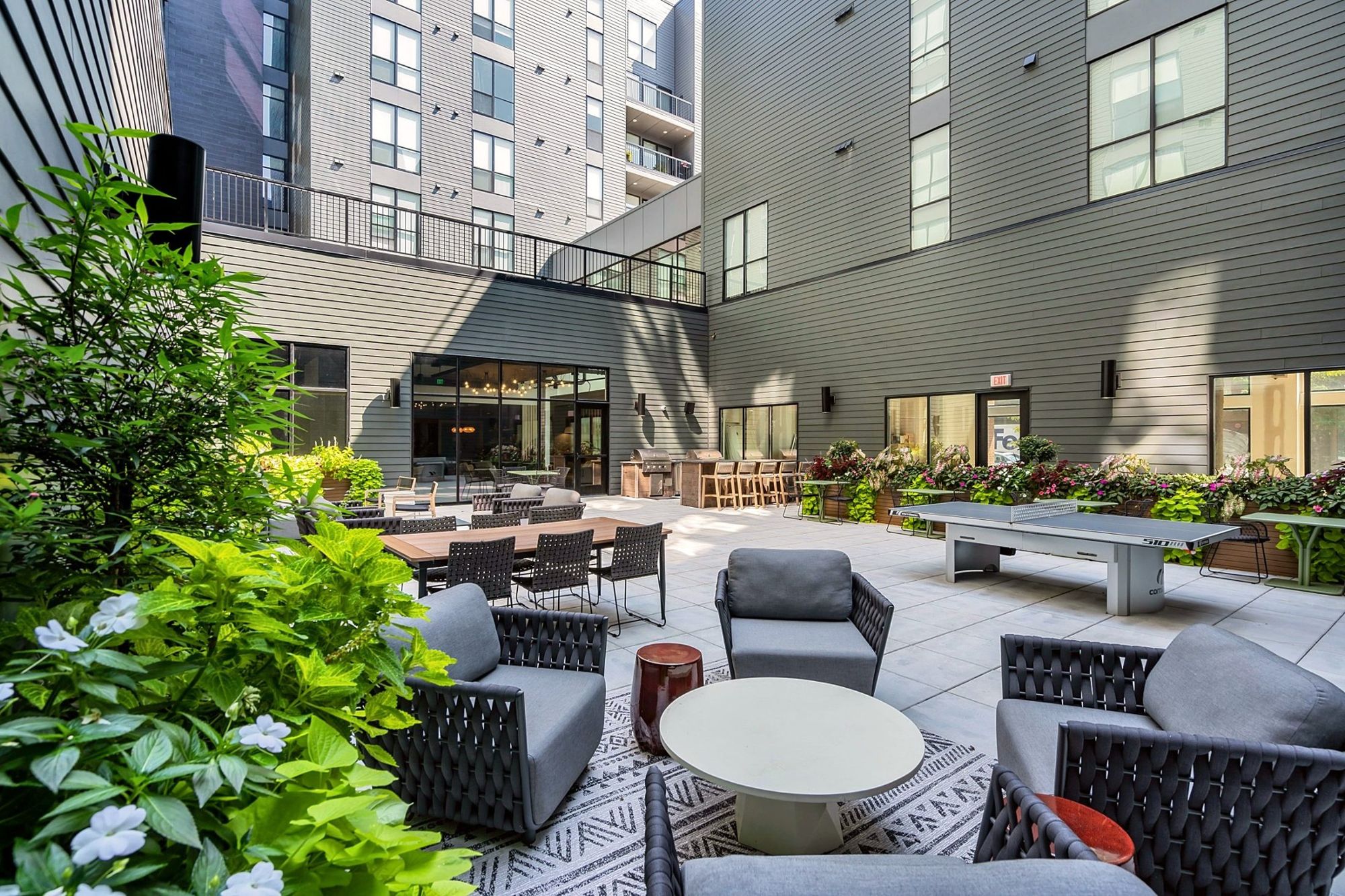 The resident lounge at Industry Pittsburgh