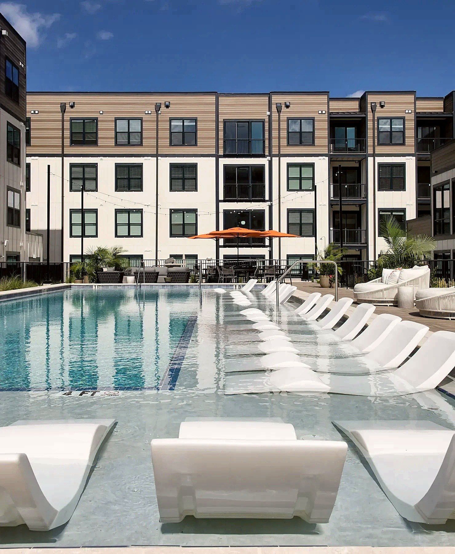 The pool at Industry Tallahassee